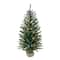 4 ft. Pre-Lit Fir Artificial Christmas Tree, 100 Lights